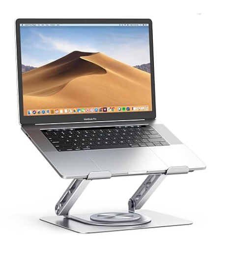 Laptop Stand with 360° Rotating Base